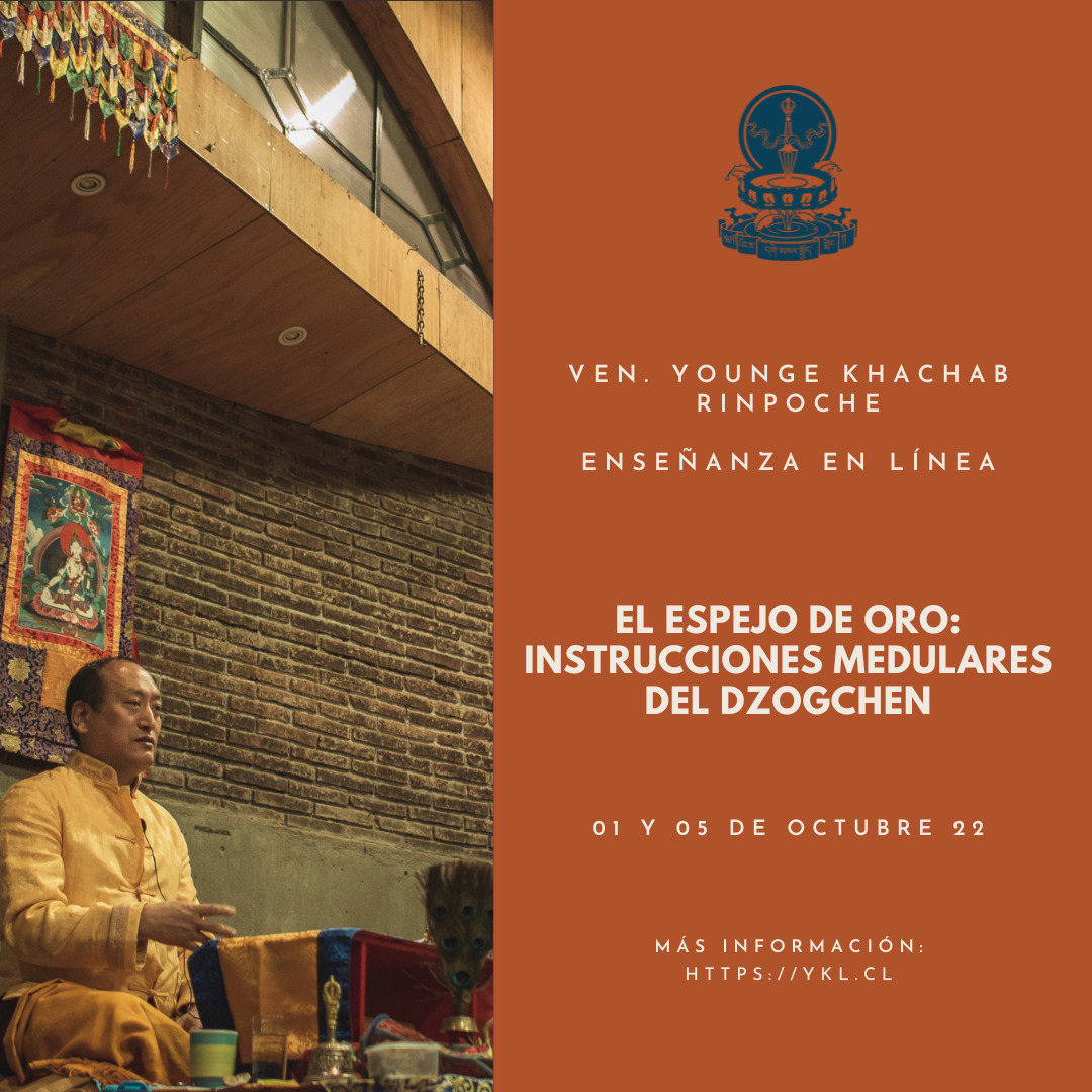 Enseñanza en línea: El espejo de oro - Instrucciones medulares del Dzogchen